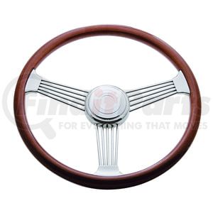 United Pacific 88110 Steering Wheel Steering Wheel - 18" Banjo, with Hub, for 1998-2005 Peterbilt and 2001-2002 Kenworth