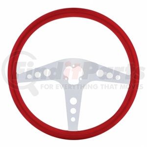 88245 by UNITED PACIFIC - Steering Wheel - Red, with Chrome Spokes, "GT"