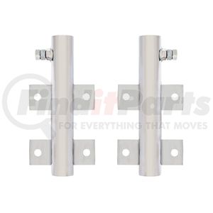 88514 by UNITED PACIFIC - Safety Flag Bracket - Chrome, Warning Flag Holder