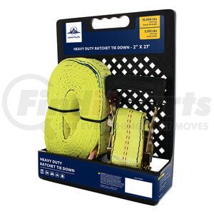 90801 by UNITED PACIFIC - Ratchet Tie Down - 2" X 27, with J Hook