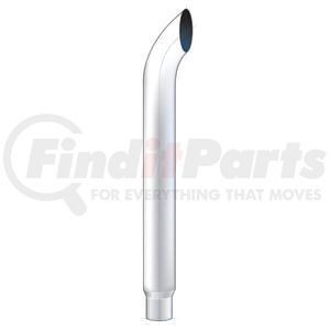C3-75-060 by UNITED PACIFIC - Exhaust Stack Pipe - 7", Curved, Reduce To 5" O.D. Bottom, 60" L