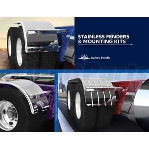UCSFM01 by UNITED PACIFIC - Stainless Steel Half and Full Tandem Fender and Mounting Kits Catalog