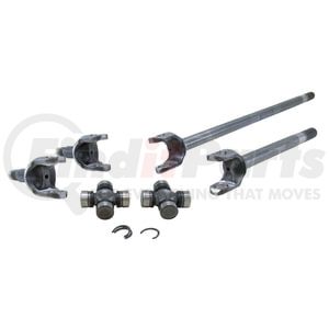 Yukon YA W24160 Drive Axle Shaft Assembly Yukon Chromoly Front Axle Kit for Dana 30 Diff, 27/30 Spline, 1310 U-Joint