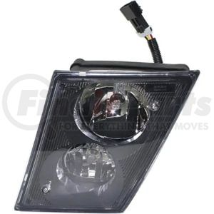 TR002-VLFL2-L by TORQUE PARTS - Fog Light - Driver Side, with Halogen Bulbs, DOT and SAE Approved, for 2003-17 Volvo VNL