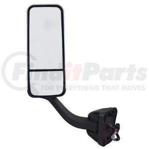 TR037-FRDMC-L by TORQUE PARTS - Door Mirror - Driver Side, Power Heated, Electric, Chrome Cover, with Mounting Arm