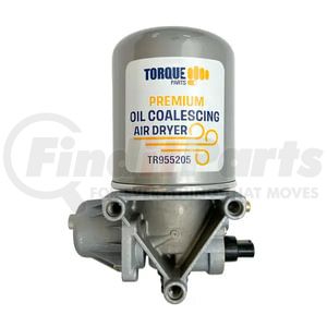 TR955205 by TORQUE PARTS - Air Brake Dryer - 12V, 1/2 in. NPT Delivery/Supply Ports, 1/4 in. NPT Control Port