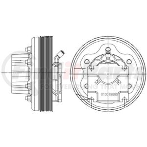 010019588X by KIT MASTERS - Kysor-Style Hub - Remanufactured