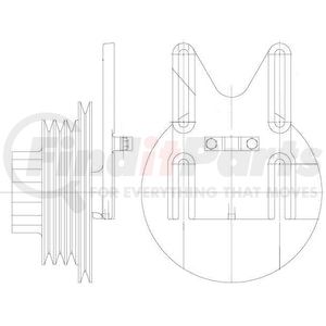 1077-07735-02X by KIT MASTERS - Kysor-Style Hub - Remanufactured
