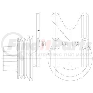 1077-07735-13X by KIT MASTERS - Kysor-Style Hub - Remanufactured