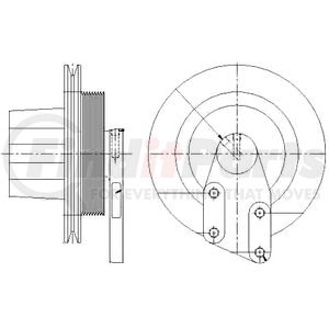 1077-07770-01X by KIT MASTERS - Kysor-Style Hub - Remanufactured
