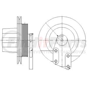 1077-07770-07X by KIT MASTERS - Kysor-Style Hub - Remanufactured