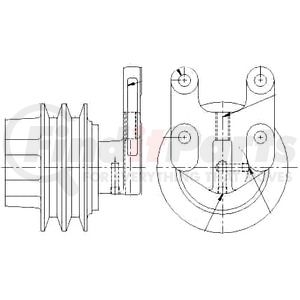 1077-07867-03X by KIT MASTERS - Kysor-Style Hub - Remanufactured