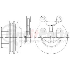 1077-07867-04X by KIT MASTERS - Kysor-Style Hub - Remanufactured