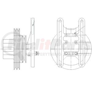 1077-07869-01X by KIT MASTERS - Kysor-Style Hub - Remanufactured