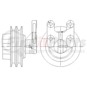 1077-07867-11X by KIT MASTERS - Kysor-Style Hub - Remanufactured