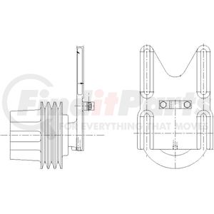 1077-07895-05X by KIT MASTERS - Kysor-Style Hub - Remanufactured