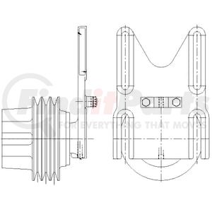 1077-07895-07X by KIT MASTERS - Kysor-Style Hub - Remanufactured