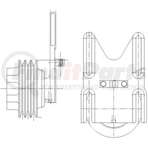 1077-07895-12X by KIT MASTERS - Kysor-Style Hub - Remanufactured