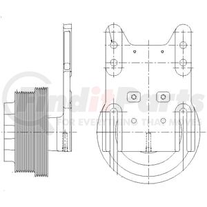1077-07905-01X by KIT MASTERS - Kysor-Style Hub - Remanufactured