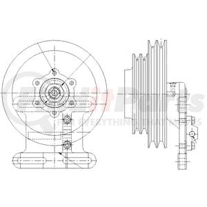 1077-07908-01X by KIT MASTERS - Kysor-Style Hub - Remanufactured