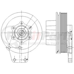 1077-07903-01X by KIT MASTERS - Kysor-Style Hub - Remanufactured