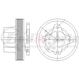 1077-07929-10X by KIT MASTERS - Kysor-Style Hub - Remanufactured