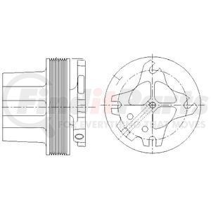 1077-07929-09X by KIT MASTERS - Kysor-Style Hub - Remanufactured