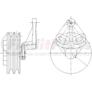 1077-07986-02X by KIT MASTERS - Kysor-Style Hub - Remanufactured
