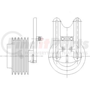 1077-08071-01X by KIT MASTERS - Kysor-Style Hub - Remanufactured