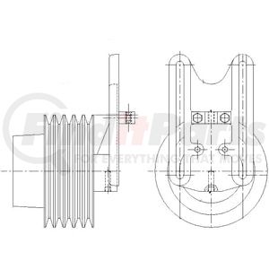 1077-08071-02X by KIT MASTERS - Kysor-Style Hub - Remanufactured