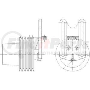 1077-08071-04X by KIT MASTERS - Kysor-Style Hub - Remanufactured