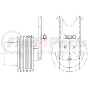 1077-08071-05X by KIT MASTERS - Kysor-Style Hub - Remanufactured