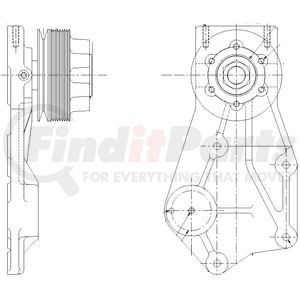 1077-08096-01X by KIT MASTERS - Kysor-Style Hub - Remanufactured
