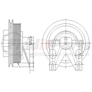 1077-08079-01X by KIT MASTERS - Kysor-Style Hub - Remanufactured