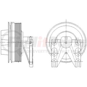 1077-08099-03X by KIT MASTERS - Kysor-Style Hub - Remanufactured