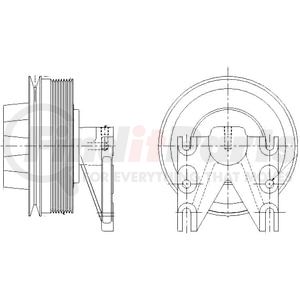 1077-08099-04X by KIT MASTERS - Kysor-Style Hub - Remanufactured