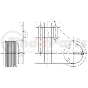 1077-08121-01X by KIT MASTERS - Kysor-Style Hub - Remanufactured