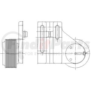 1077-08121-02X by KIT MASTERS - Kysor-Style Hub - Remanufactured