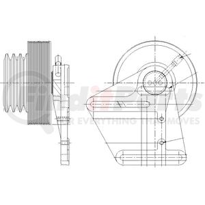 1077-08131-02X by KIT MASTERS - Kysor-Style Hub - Remanufactured