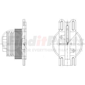 1077-08133-03X by KIT MASTERS - Kysor-Style Hub - Remanufactured