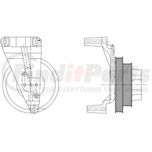 1077-08181-01X by KIT MASTERS - Kysor-Style Hub - Remanufactured