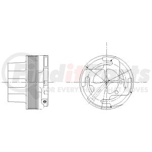 1077-08201-01X by KIT MASTERS - Kysor-Style Hub - Remanufactured