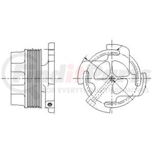 1077-08191-01X by KIT MASTERS - Kysor-Style Hub - Remanufactured