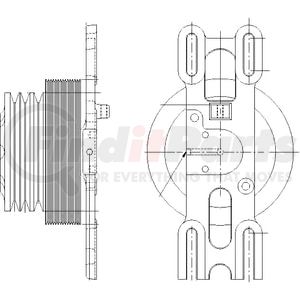 1077-08265-03X by KIT MASTERS - Kysor-Style Hub - Remanufactured