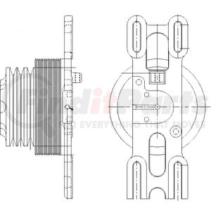 1077-08265-05X by KIT MASTERS - Kysor-Style Hub - Remanufactured