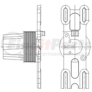 1077-08267-02X by KIT MASTERS - Kysor-Style Hub - Remanufactured