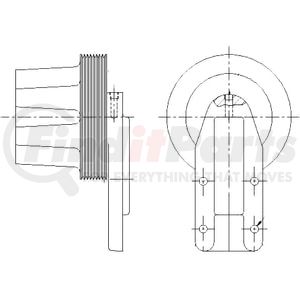 1077-09015-02X by KIT MASTERS - Kysor-Style Hub - Remanufactured