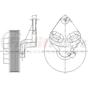 1077-09017-01X by KIT MASTERS - Kysor-Style Hub - Remanufactured