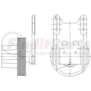 1077-09059-04X by KIT MASTERS - Kysor-Style Hub - Remanufactured