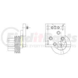 1077-09071-01X by KIT MASTERS - Kysor-Style Hub - Remanufactured